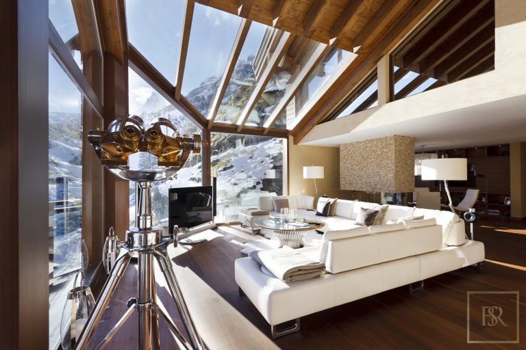 Luxury Chalet Zermatt Peak 5* superior Wellness with interior pool, 5 bedrooms in Zermatt available rental For Super Rich
