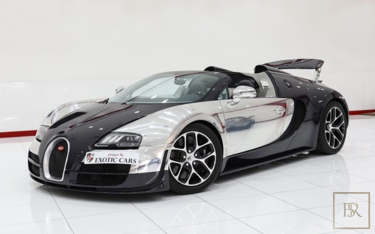 2014 Bugatti Veyron Grand Sport Vitesse Platinum Silver for sale For Super Rich