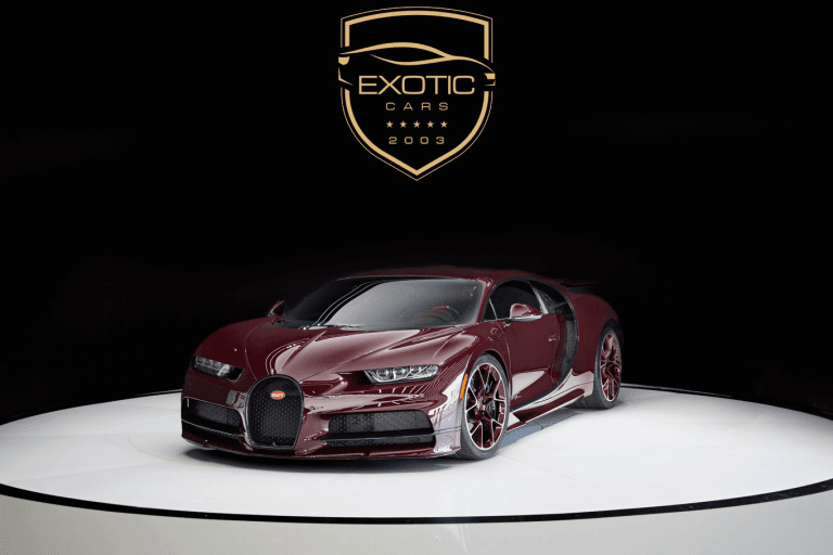 2018 Bugatti Chiron Maroon for sale For Super Rich