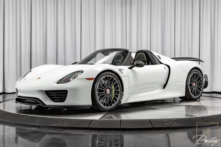 2015 Porsche 918 Spyder White for sale For Super Rich