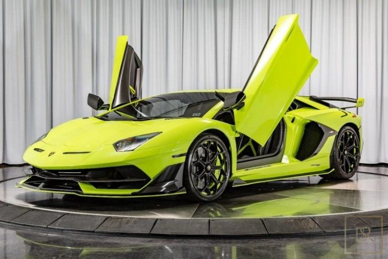 2019 Lamborghini Aventador SVJ Verede Themis exterior for sale For Super Rich