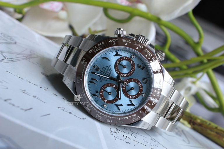 Watch ROLEX Cosmograph Daytona in Platinum Arabic Dial for sale For Super Rich