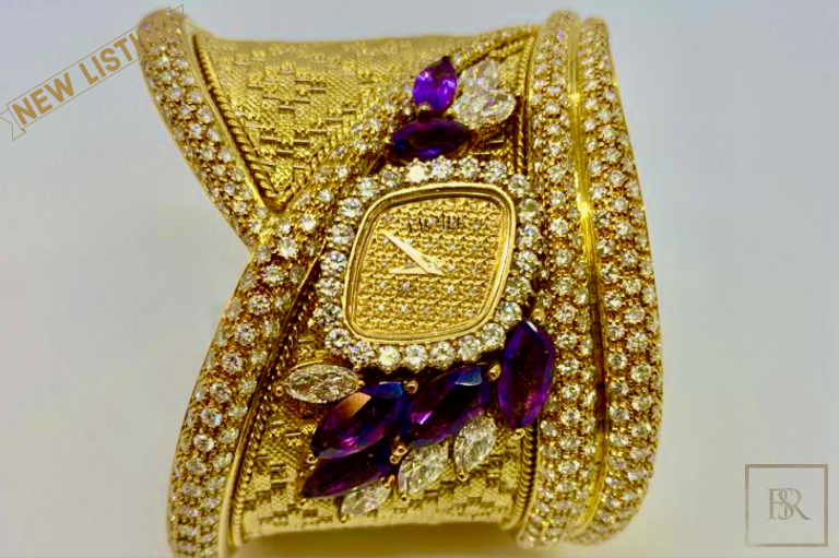 Watch Exquisite Amethyst Bracelet with diamonds - ETOILE for sale For Super Rich