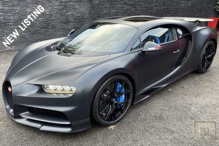 2019 Bugatti CHIRON Mat Dark blue for sale For Super Rich