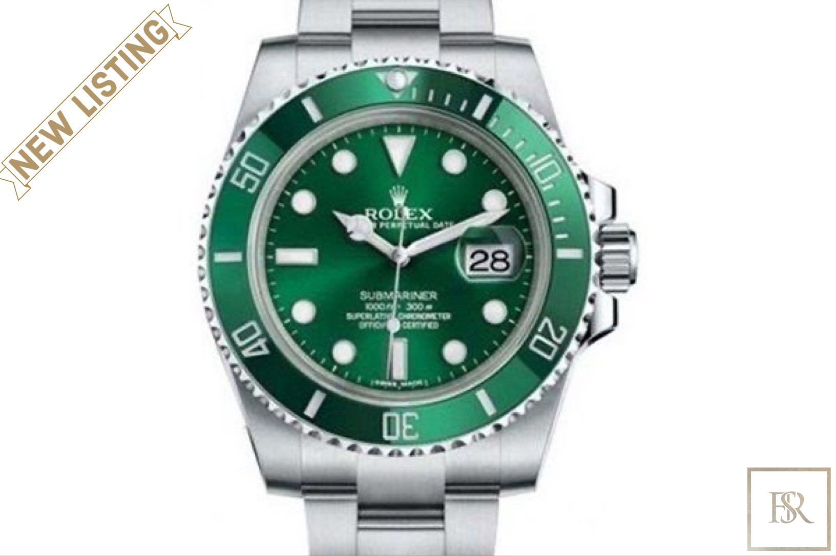 Watch Rolex Submariner Date Hulk Green Dial Oyster Perpetual 40mm for sale For Super Rich