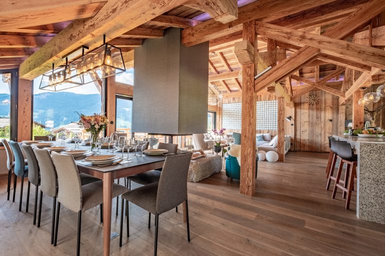 Chalet Mountain View, Indoor pool & Outdoor jacuzzi - Megève value rental For Super Rich