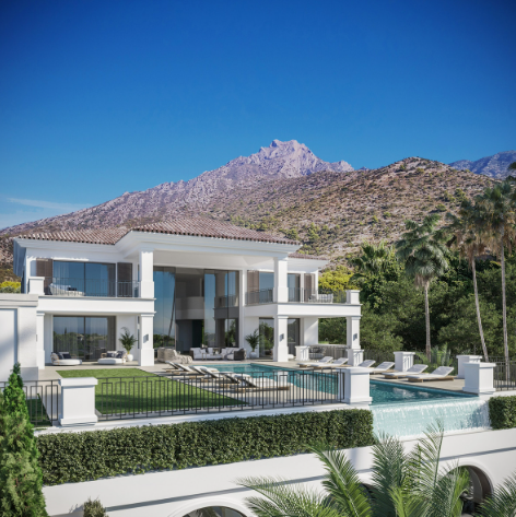 Villa Beach Front, Panoramic View, Sea View, Mountain View - The Golden Mile Marbella search for sale For Super Rich