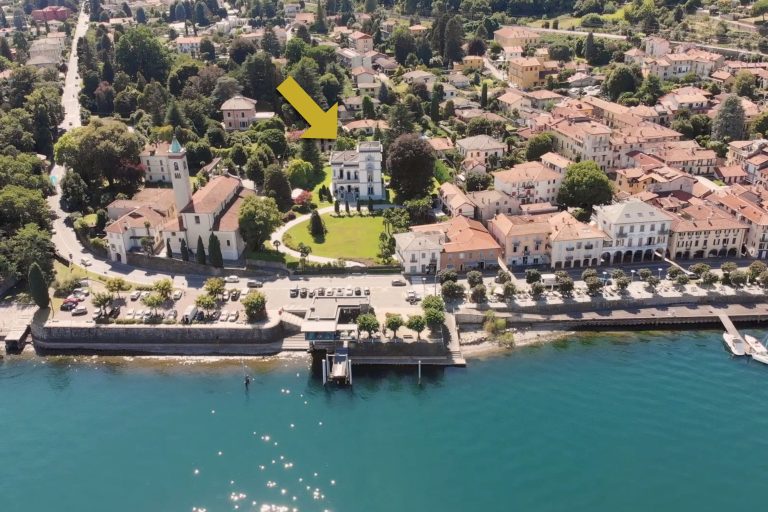 Villa Lake View, Prestigious Period   - Lesa, Lake Maggiore 5-LESCAR for sale For Super Rich