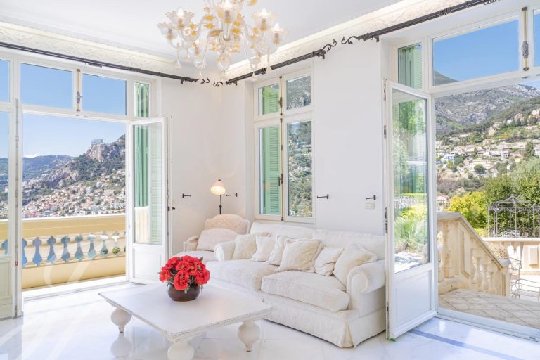 Villa Belle Epoque with Panoramic sea views - Roquebrune Cap Martin - French Riviera deal for sale For Super Rich