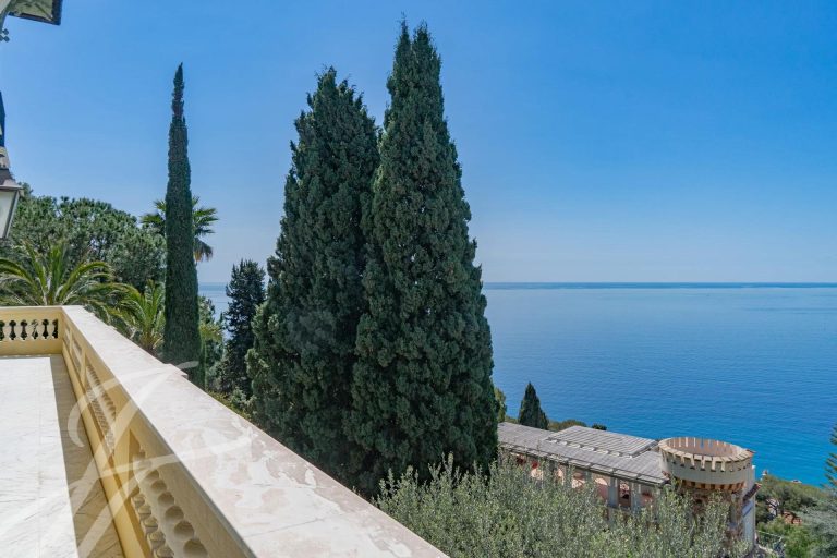 Villa Belle Epoque with Panoramic sea views - Roquebrune Cap Martin - French Riviera value for sale For Super Rich