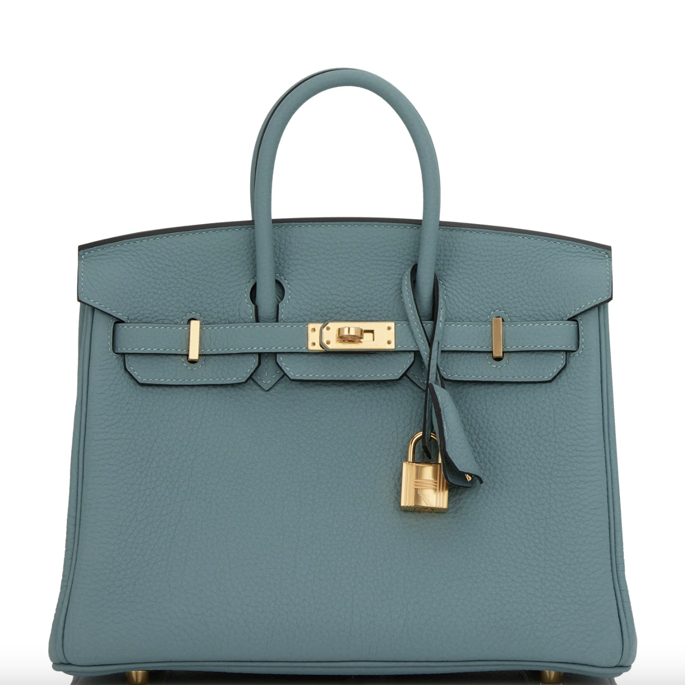 Hermès Birkin 25 Bleu Ciel Togo with Gold Hardware